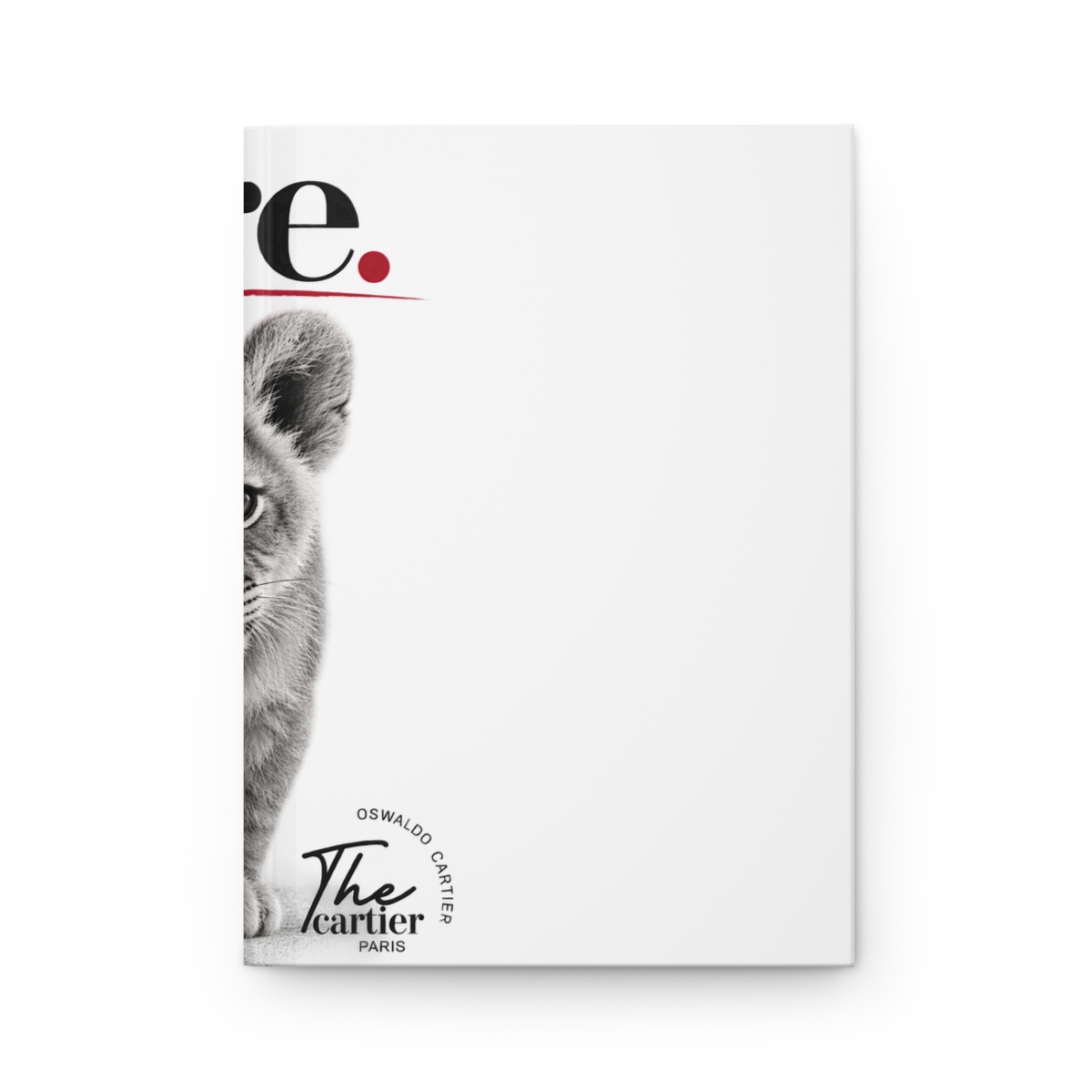 Allure — Carnet ligné Lionceau à couverture rigide | Oswaldo Cartier